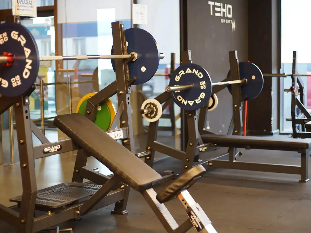 Bench-press benches — Teho Sport gym, Trzebownisko